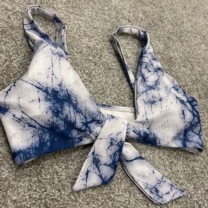 Tie dye bikini top
